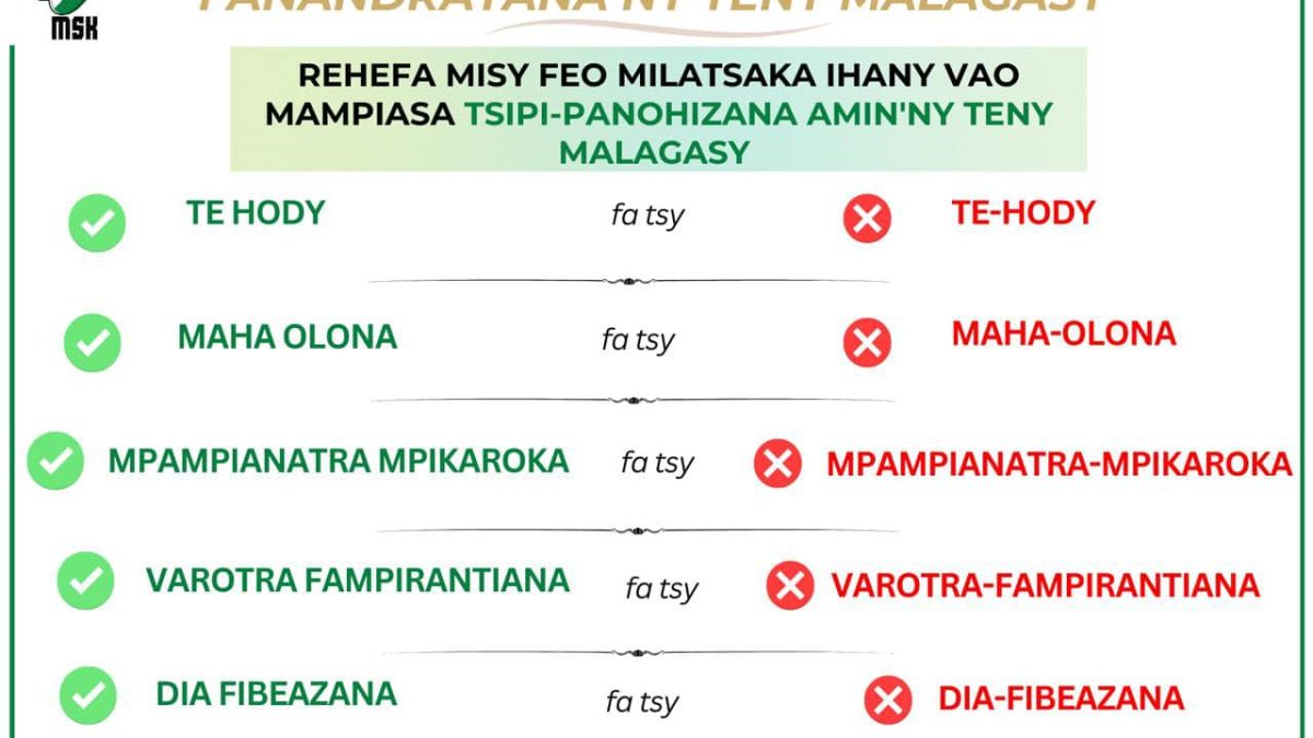 IRAY VOLAN’ NY TENY MALAGASY – JONA 2024 – FANANDRATANA NY TENY MALAGASY – ANDRO FAHA 11